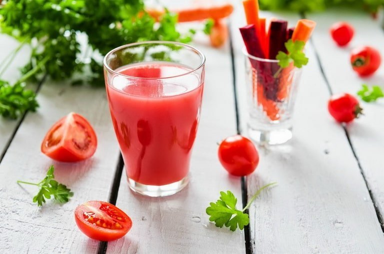 Ликопин в помидорах и томатном соке