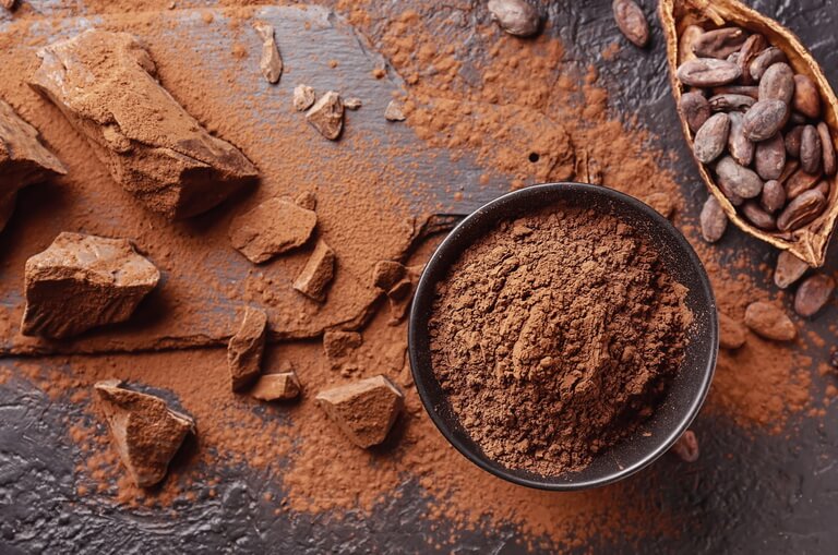 Какао содержит большое количество минералов